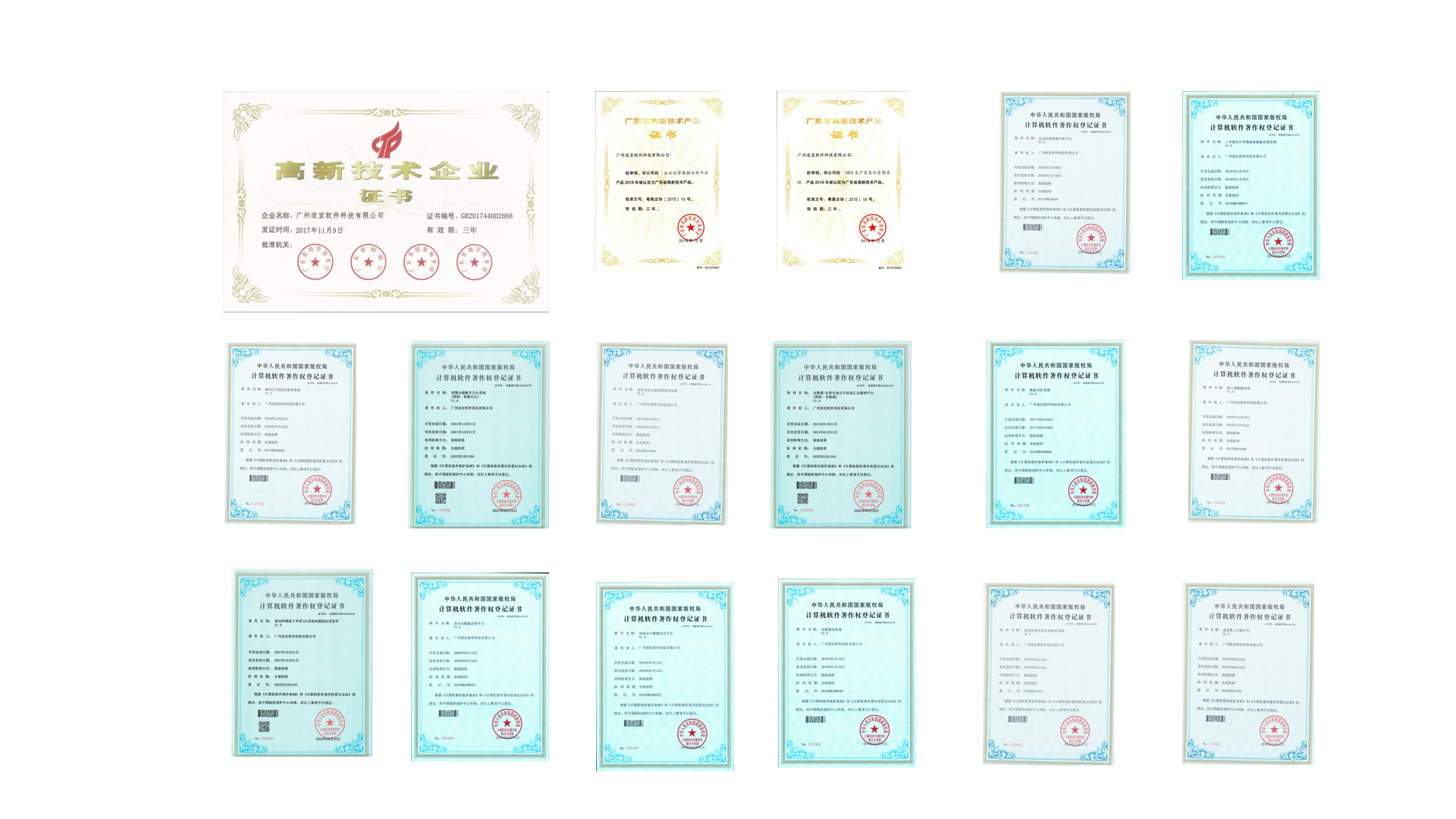 适宜软件资质与知识产权材料